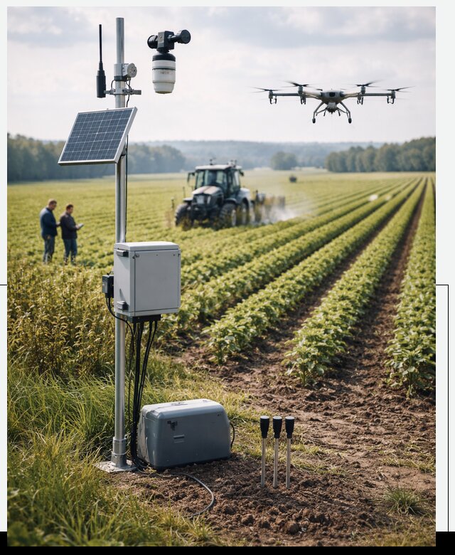 Разработка IoT мониторинга полей в Егорьевске от 8607 р. | АвикейГрь